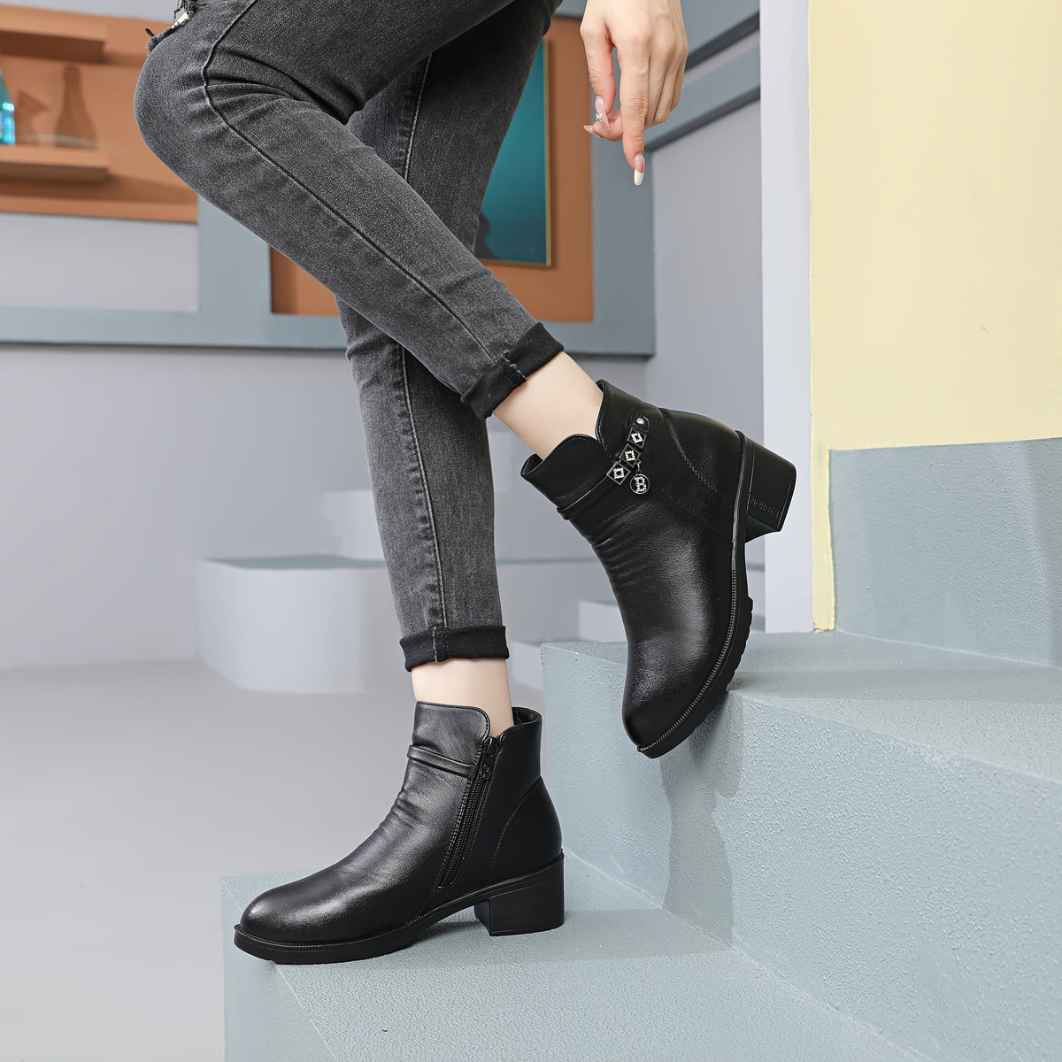 Noémie™ – Bottines confort d’hiver