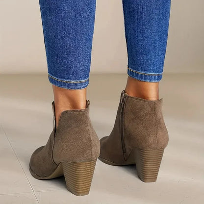 ALEXE™ | Bottines Féminines à Talons Larges