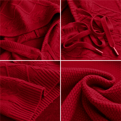FABIOLA™ | PULL JACQUARD À CAPUCHE