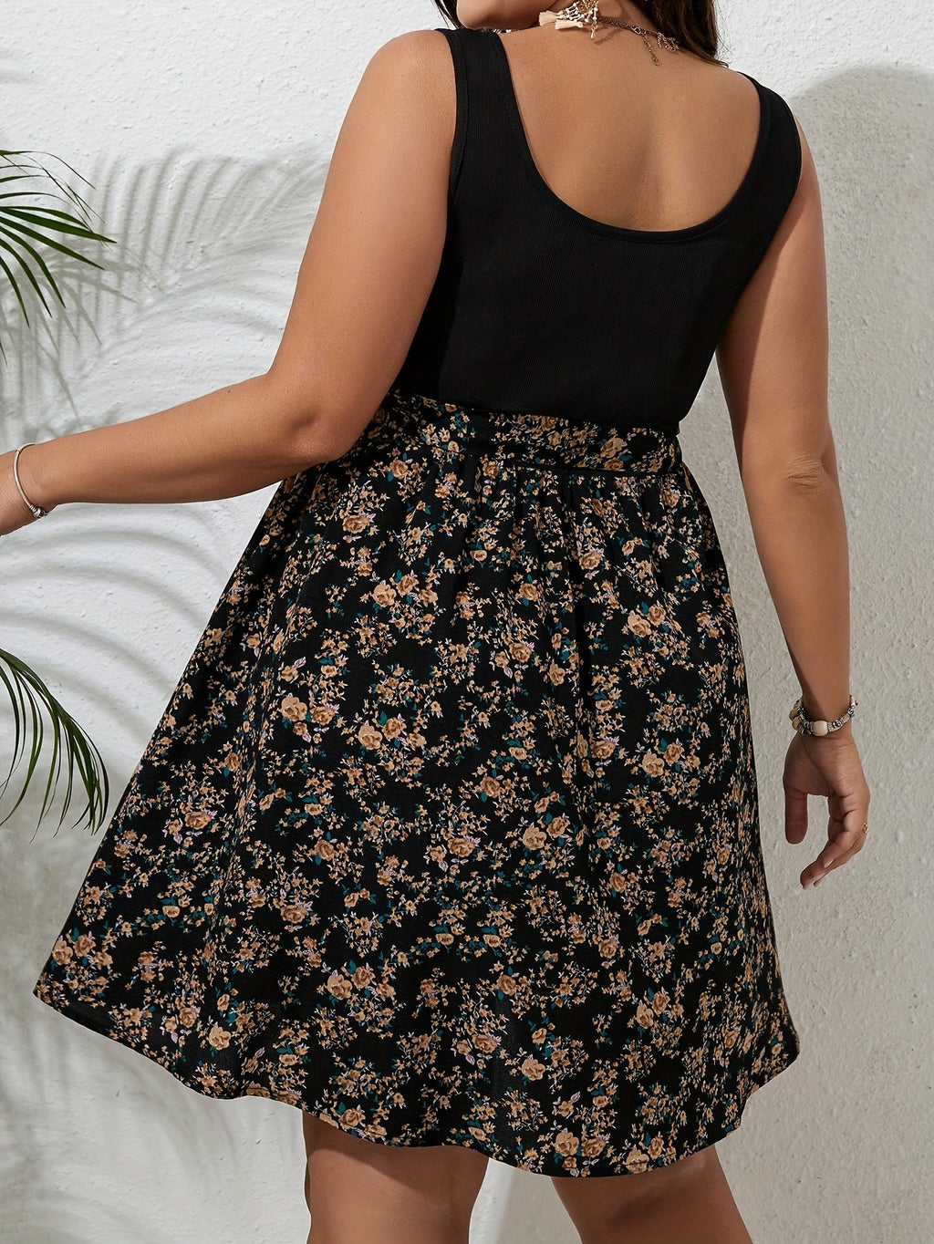 Roselyne | Robe Grande Taille Fleuri