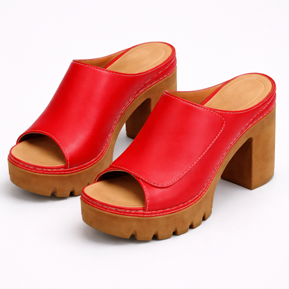 Orélianne | Mules Plateforme Talon Stable