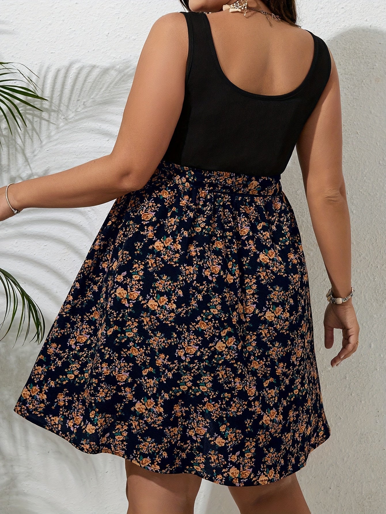 Roselyne | Robe Grande Taille Fleuri