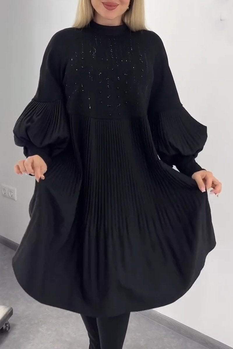 Adrienne | Robe Plissée Couvrant Parfaitement