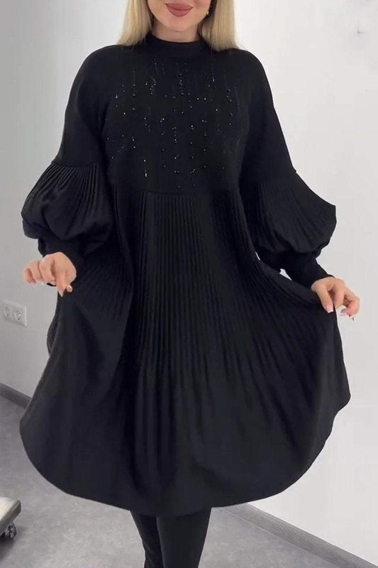 Adrienne | Robe Plissée Couvrant Parfaitement