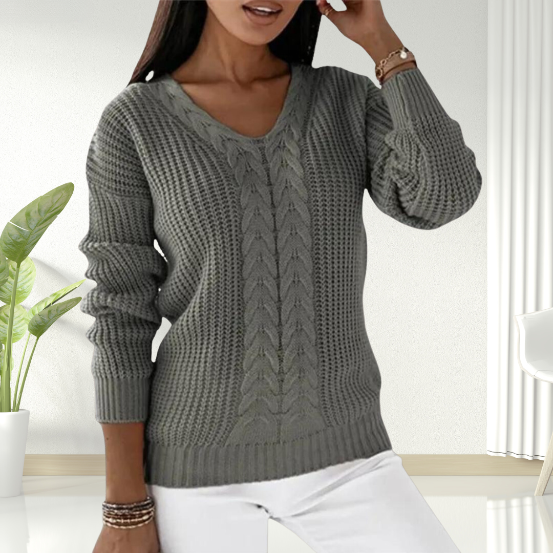 Oriana | Pull Tricoté Scandinave
