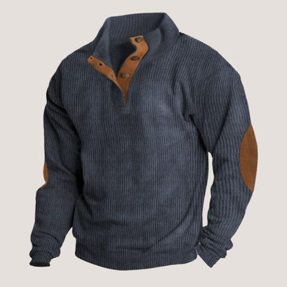 ARAMIS - Sweatshirt en Velours Côtelé à Col