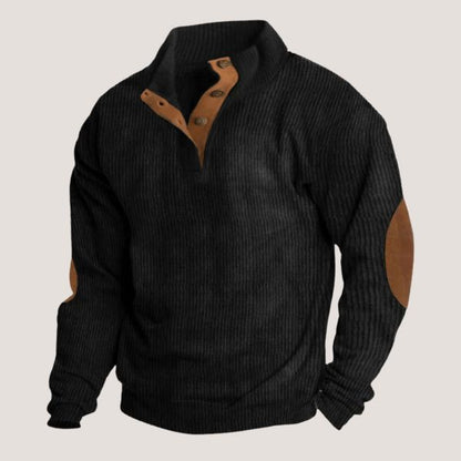 ARAMIS - Sweatshirt en Velours Côtelé à Col