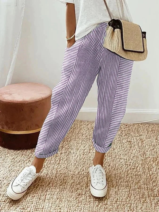 Lora | Pantalon Rayé