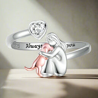 Rose et argent